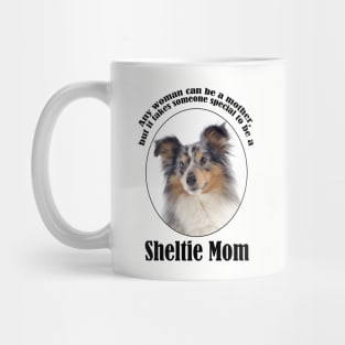 Blue Merle Sheltie Mom Mug